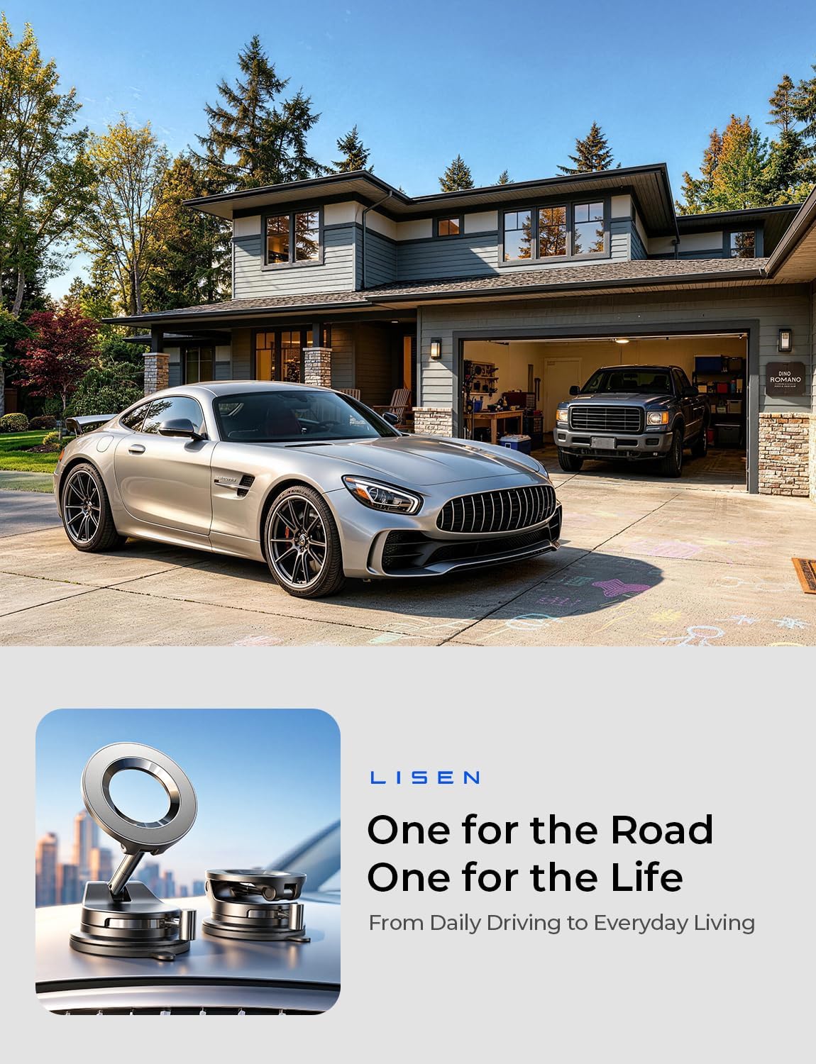 LISEN for Magsafe Car Mount, Magnetic Phone Holders for Your Car - Image 6