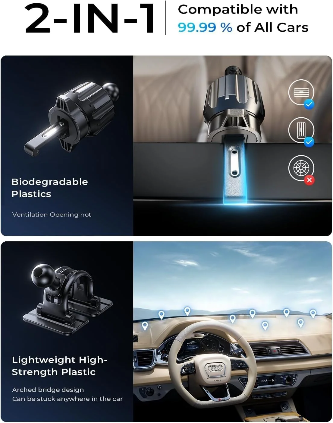 LISEN for Qi2 15W MagSafe Car Mount Charger - Image 8