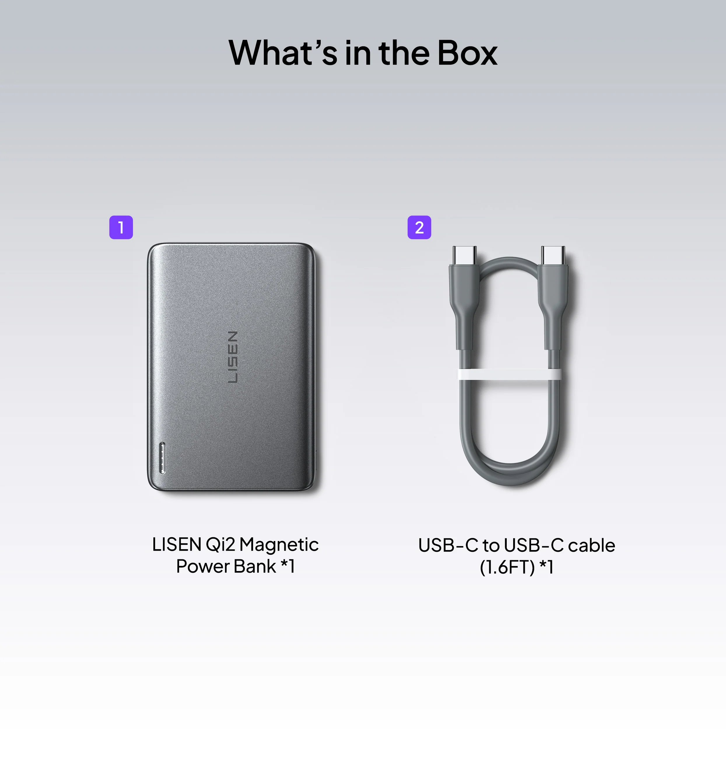 LISEN Qi2 15W Ultra Slim MagSafe Battery Pack - Image 8