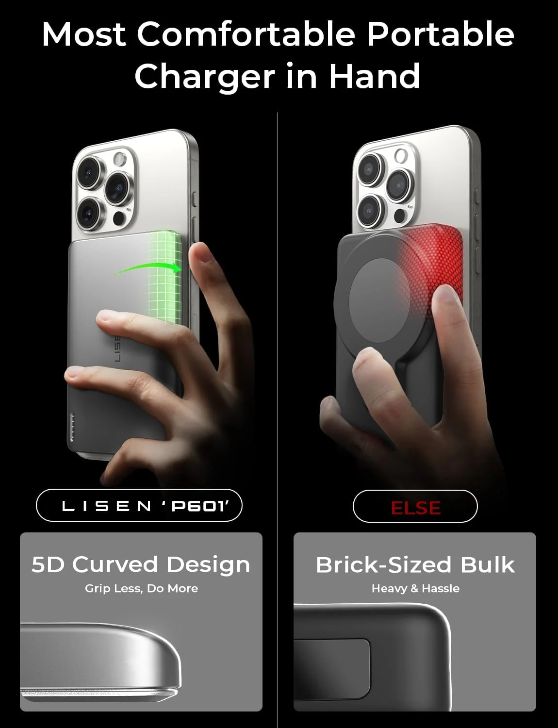 LISEN Ultra Slim MagSafe Power Bank 5000mAh - Image 6